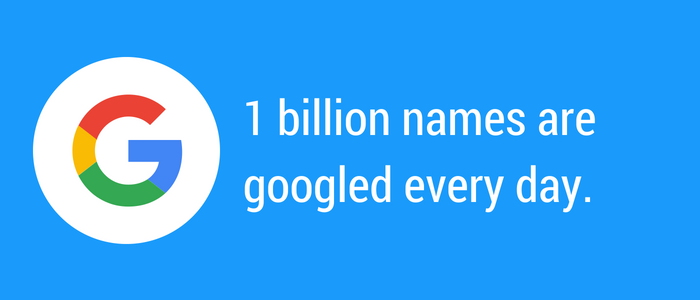 One billion names are googled each day